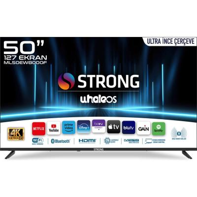 STRONG MT50EG8000F 50’’ 127cm Ekran FRAMELESS 4K Ultra HD Uydu Alıcılı Google TV
