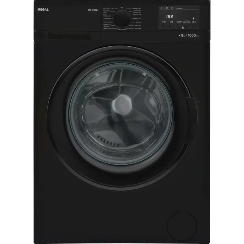 Regal 9 Kg Siyah Çamaşır Makinası​ 1000 Devir CMI 91002