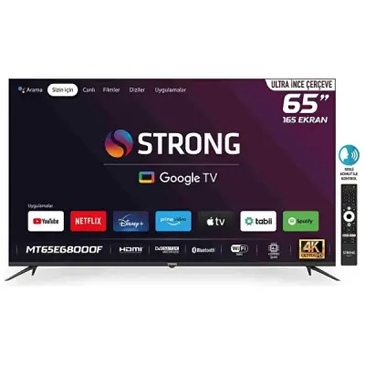 STRONG MT65EG8000F 65’’ 165cm Ekran FRAMELESS 4K Ultra HD Google TV