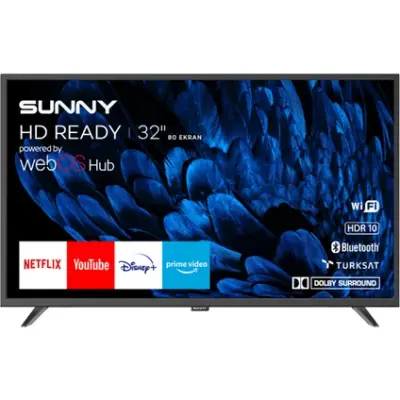 SUNNY 32'' HD READY UYDU ALICILI WEBOS SMART TV