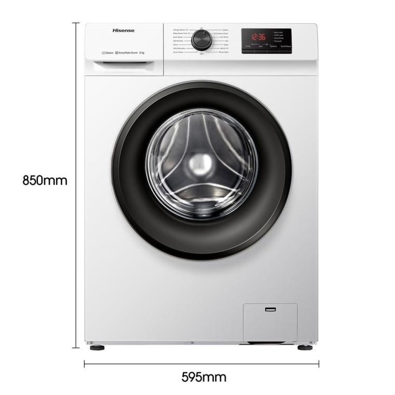 HISENSE 6KG. ÇAMAŞIR MAKİNESİ WFVB6010EM 1000 DEVİR