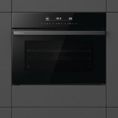 HISENSE MİKRODALGA ÖZELLİKLİ 50 LT. ANKASTRE CAM FIRIN SİYAH BIM45342ADBG