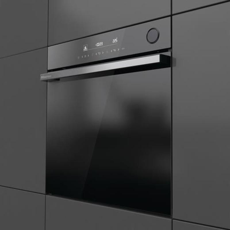HISENSE BSA66346ADBGWIFI 77 LT. BUHAR DESTEKLİ ANKASTRE CAM FIRIN SİYAH