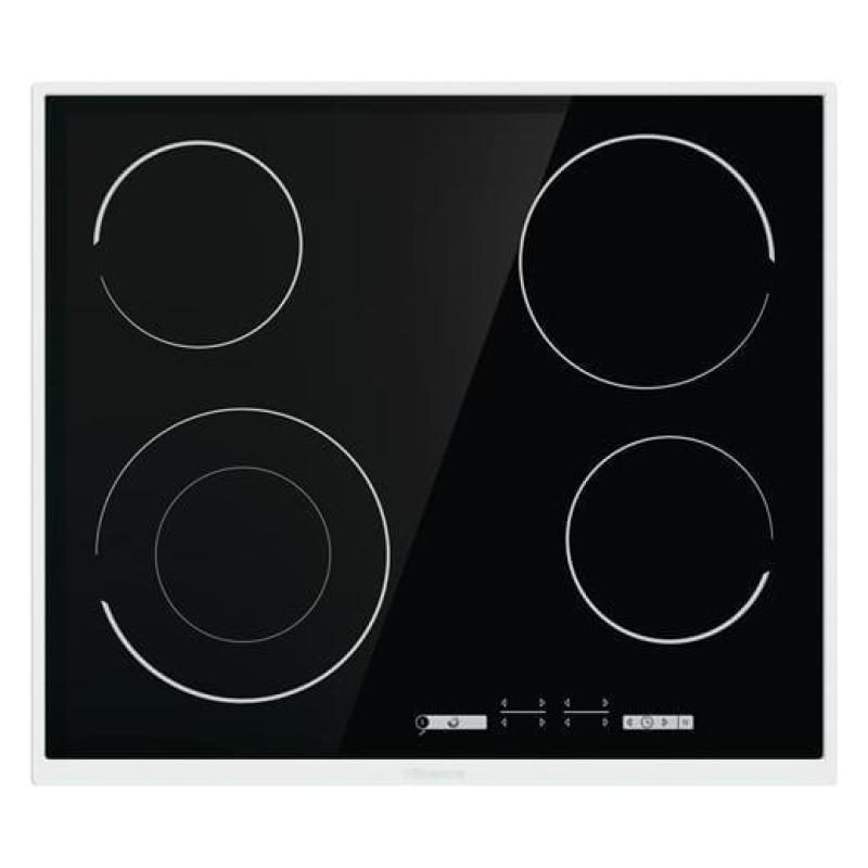 HISENSE E6432X 4 GÖZLÜ 60 CM SİYAH CAM ELEKTRİKLİ ANKASTRE OCAK