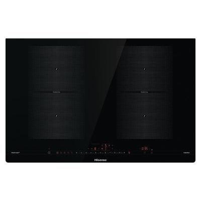 HISENSE IHS846S 4 GÖZLÜ 80CM SİYAH CAM İNDÜKSİYON ANKASTRE OCAK