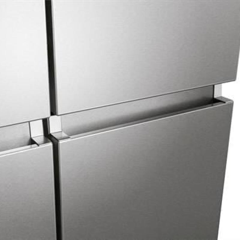 HISENSE 609 LT. 4 KAPILI GARDIROP TİPİ NO FROST İNOX BUZDOLABI RQ758N4SBSE