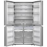 HISENSE 609 LT. 4 KAPILI GARDIROP TİPİ NO FROST İNOX BUZDOLABI RQ758N4SBSE