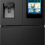 HISENSE 577 LT. 4 KAPILI GARDIROP TİPİ NO FROST SU ve BUZ HAZNELİ EKRANLI BUZDOLABI SİYAH RQ760N4IFE