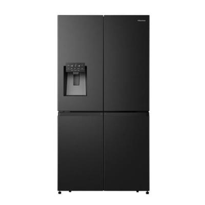 HISENSE 584 LT. 4 KAPILI GARDIROP TİPİ NO FROST SU/BUZ HAZNELİ SİYAH BUZDOLABI RQ760N4SBFE