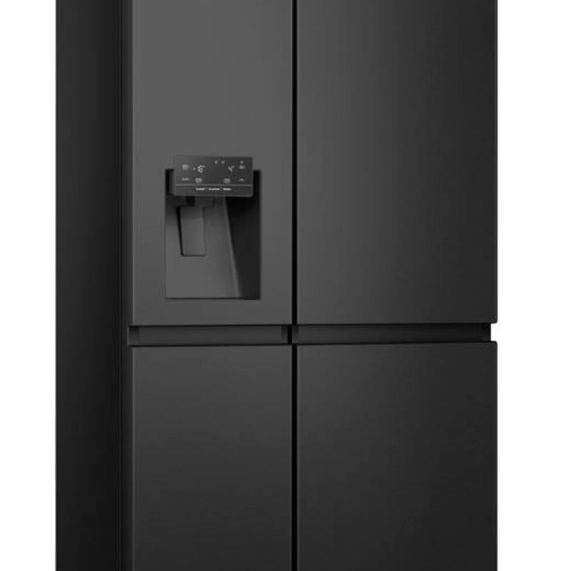 HISENSE 632 LT GARDIROP TİPİ NO FROST SU VE BUZ HAZNELİ BUZDOLABI SİYAH RS818N4TFE