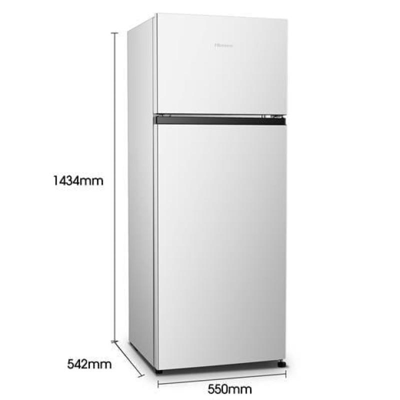 HISENSE 206 LT. ÇİFT KAPILI BUZDOLABI BEYAZ RT267D4AWE