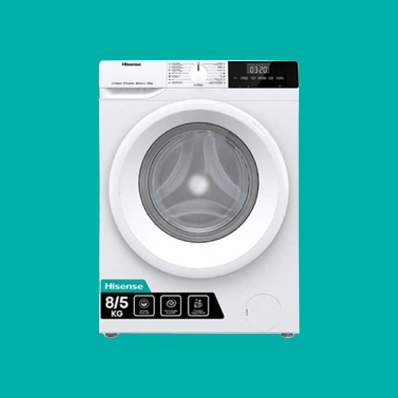 HISENSE 8 KG YIKAMA 5 KG KURUTMA 1400 DEVİR BEYAZ ÇAMAŞIR MAKİNESİ WDQE8014EVJM