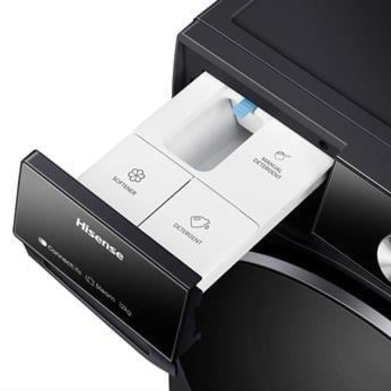 HISENSE 12 KG WIFI A SINIFI INV ÇAMAŞIR MAKİNESİ SİYAH 1400 DEVİR WF7S1247BB