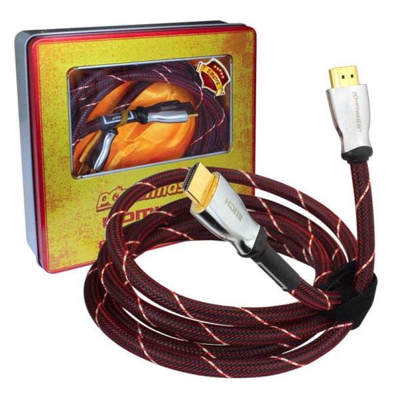 Powermaster 2 Metre Altın Uçlu HDMI Kablo